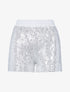 Short à sequins - blanc - 3