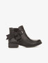 Bottines à rubans noeuds décoratifs - noir - 1