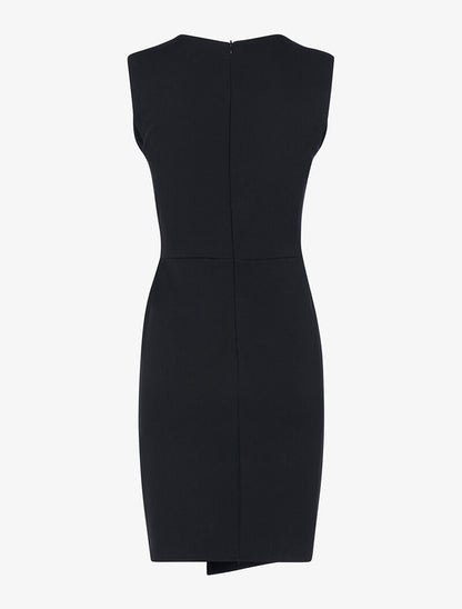 Robe portefeuille taille froncée - noir - 5