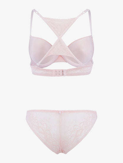 Ensemble à dos nageur stylisé - rose orange - 2