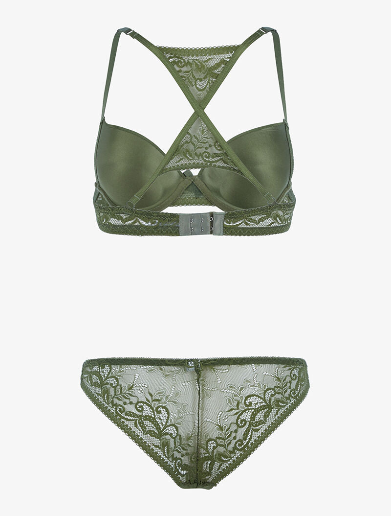 Ensemble à dos nageur stylisé - kaki - 2