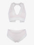 Ensemble soutien gorge bustier sans armatures - rose orange - 1