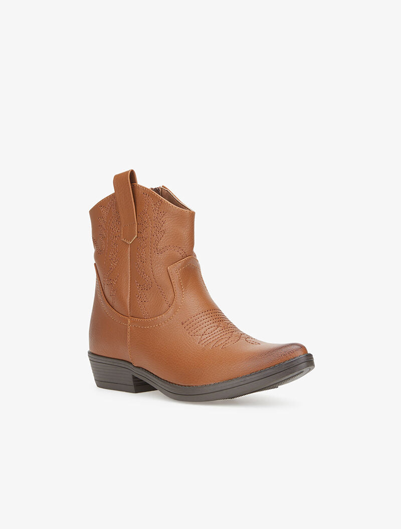 Bottines style western - camel - 3