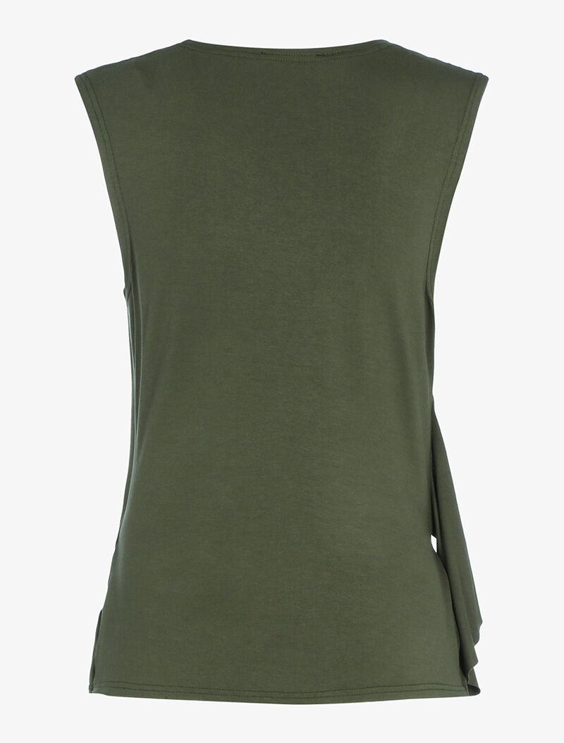 Top cache-coeur - kaki - 2