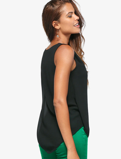 Top à décolleté zippé - noir - 2