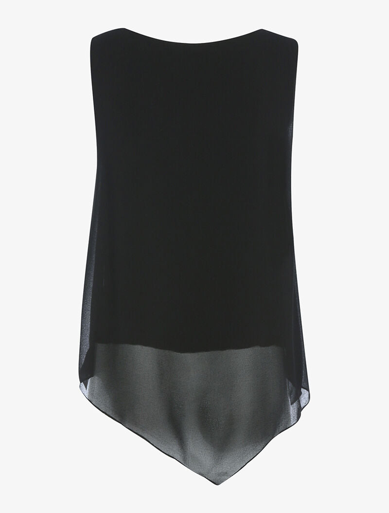 Top à décolleté zippé - noir - 5