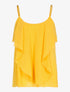 Caraco en voile empiécé - jaune - 1