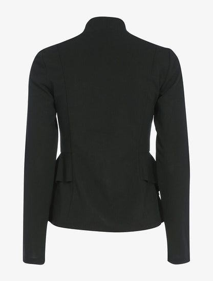 Veste à côtés volantés - noir - 2