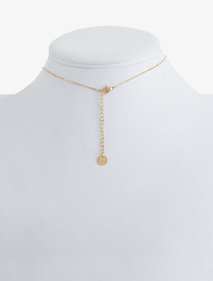 Collier cercles emboités - or - 2