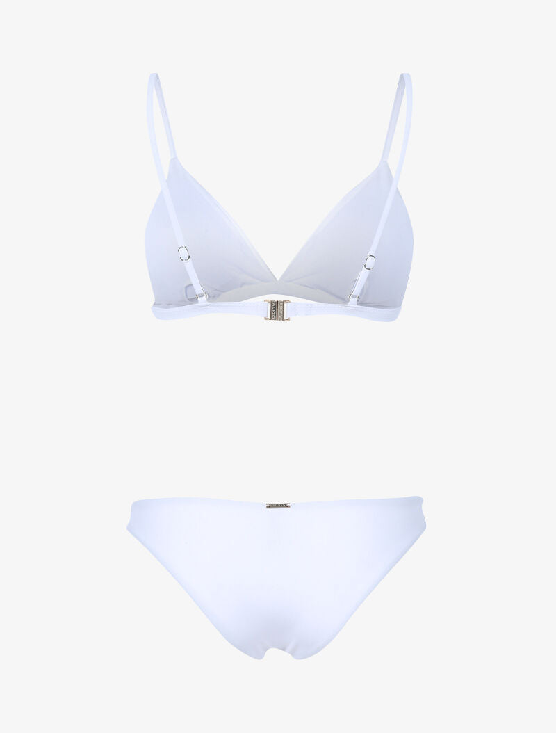 Bikini basique triangle - blanc - 2