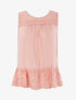 Top à détails style crochet - rose - 3