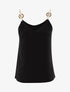 Top à bretelles effet cordes - noir - 1