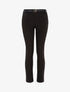 Pantalon uni ceinturé - noir - 1