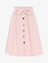 Jupe trapèze boutonnée - rose - 1