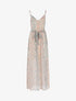 Robe longue à imprimé floral - beige - 3