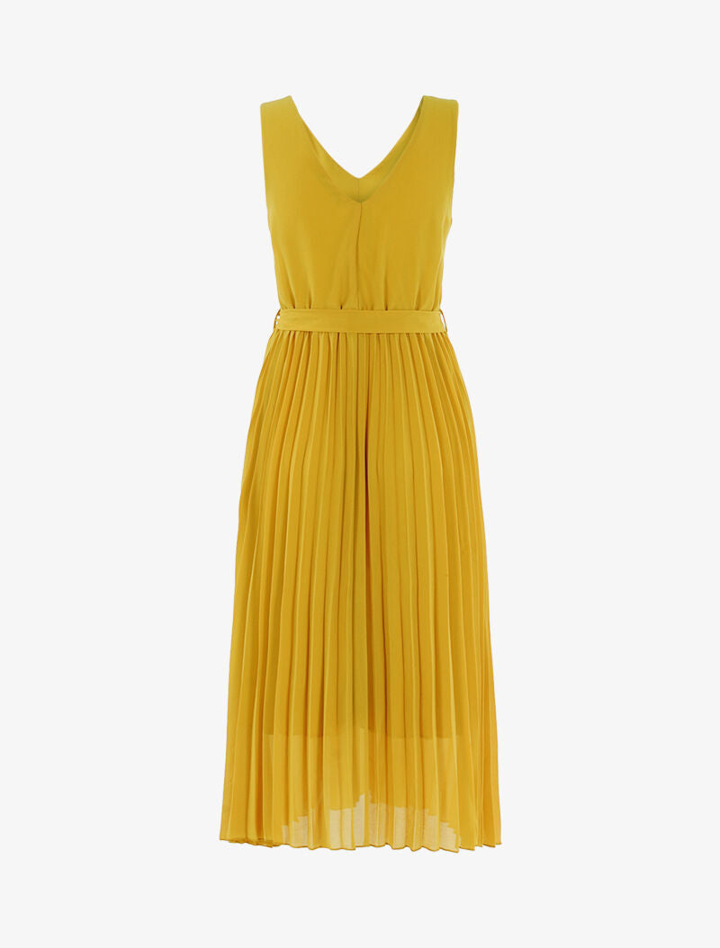Robe à bas gaufré - jaune - 2