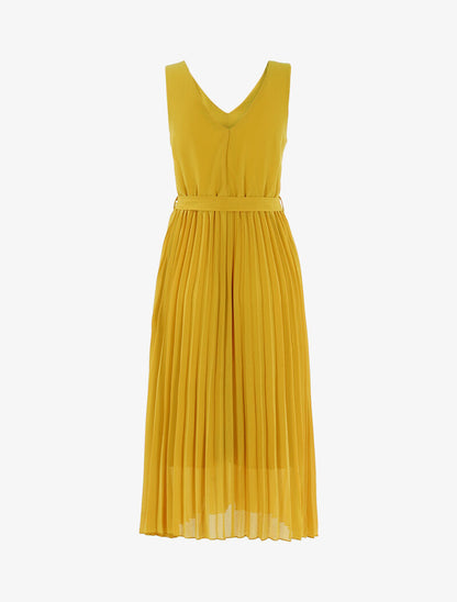 Robe à bas gaufré - jaune - 2