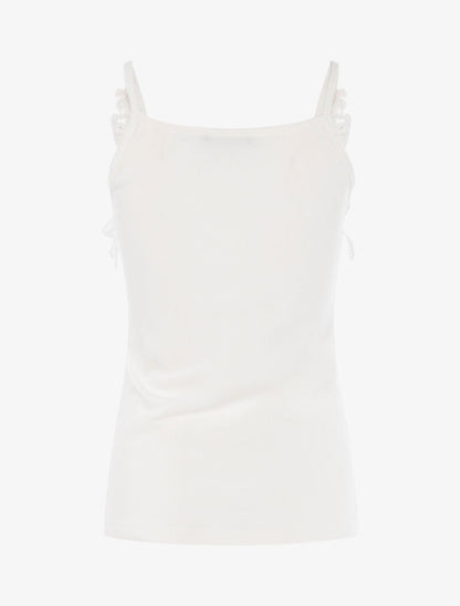 Débardeur à encolure en crochet - ecru - 2