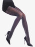 Collants scintillants en voile - noir/argent - 1