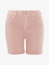Short basique à ourlets - rose - 1