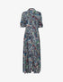 Robe chemise à imprimé cachemire - bleu - 3
