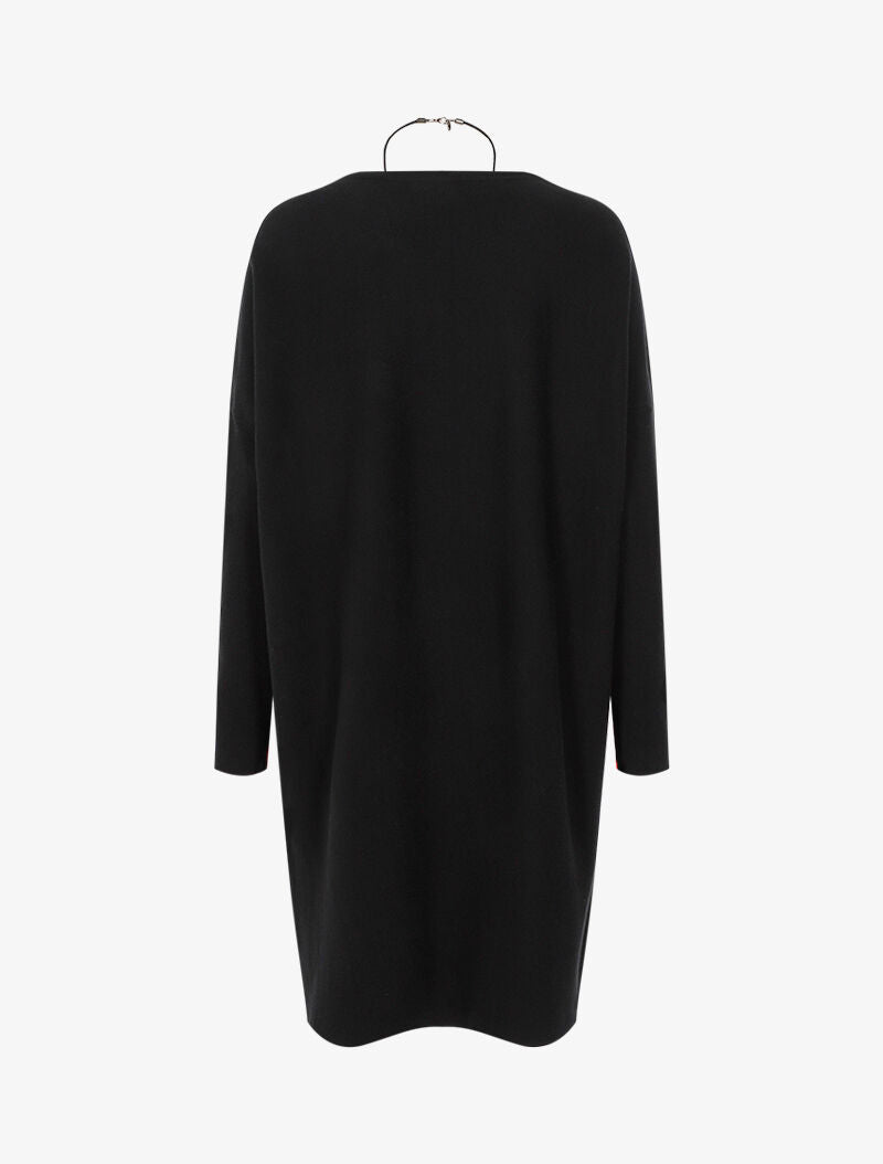 Robe loose avec sautoir - noir - 2