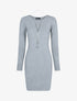 Robe pull basique - gris clair - 3
