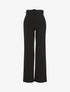 Pantalon ample uni - noir - 1