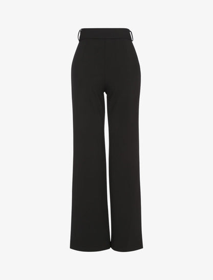 Pantalon ample uni - noir - 2