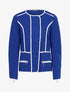 Veste à coutures contrastantes - bleu électrique - 1