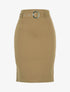 Jupe crayon taille haute - taupe - 3