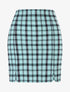 Mini jupe à imprimé tartan - turquoise - 3