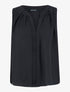 Top en voile transparent - noir - 3