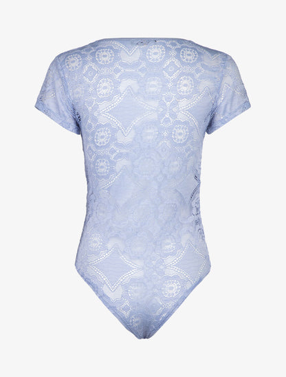 Body en dentelle - bleu ciel - 2