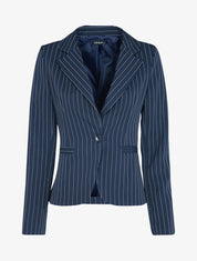 Blazer cintré à rayures - marine - 3