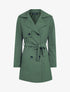 Veste style trench coat - kaki - 1