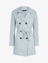 Veste style trench coat - gris clair - 1