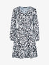Robe patineuse à imprimés - noir - 3
