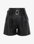 Short taille empire ceinturée - noir - 1