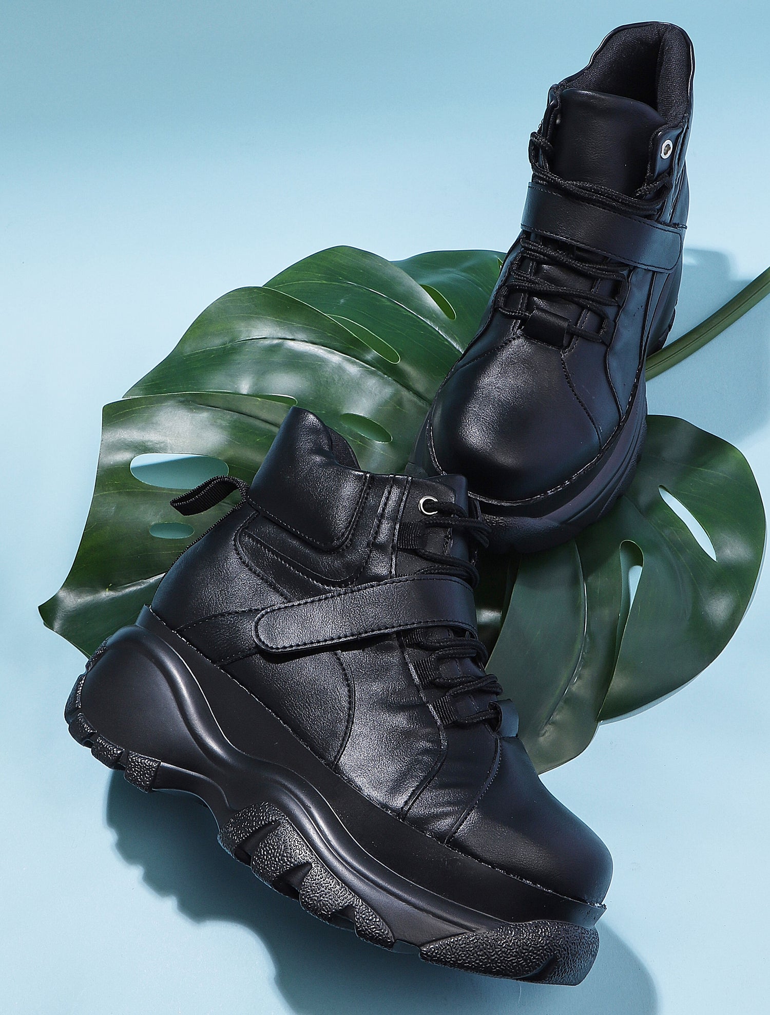 Boots grunge à plateforme - noir - 6