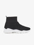 Sneakers hautes en tissu - noir - 5
