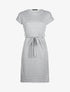 Robe patineuse rayée - gris clair - 3