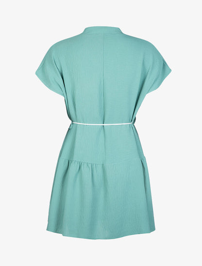 Tunique avec lien à nouer - vert d&