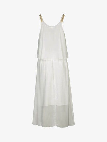 Robe à bretelles imprimées - blanc - 2
