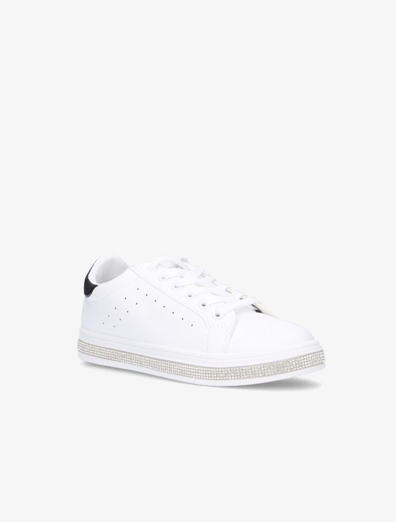Sneakers strassées et à paillettes - noir - 2