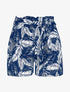 Short à imprimé feuillages - marine - 3