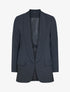 Blazer ouvert à fausses poches - noir - 1