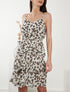 Robe à imprimé marguerites - ecru - 4