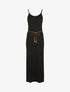 Robe à côtés fendus - noir - 1