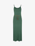 Robe à côtés fendus - vert - 4